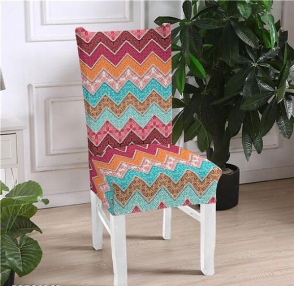 Elastic Chair Cover Stretch Removable Washable Short Dining Chair Cover Protector Seat Slipcover  - Polyster, Elastic/ Stretchable, Multipack of1